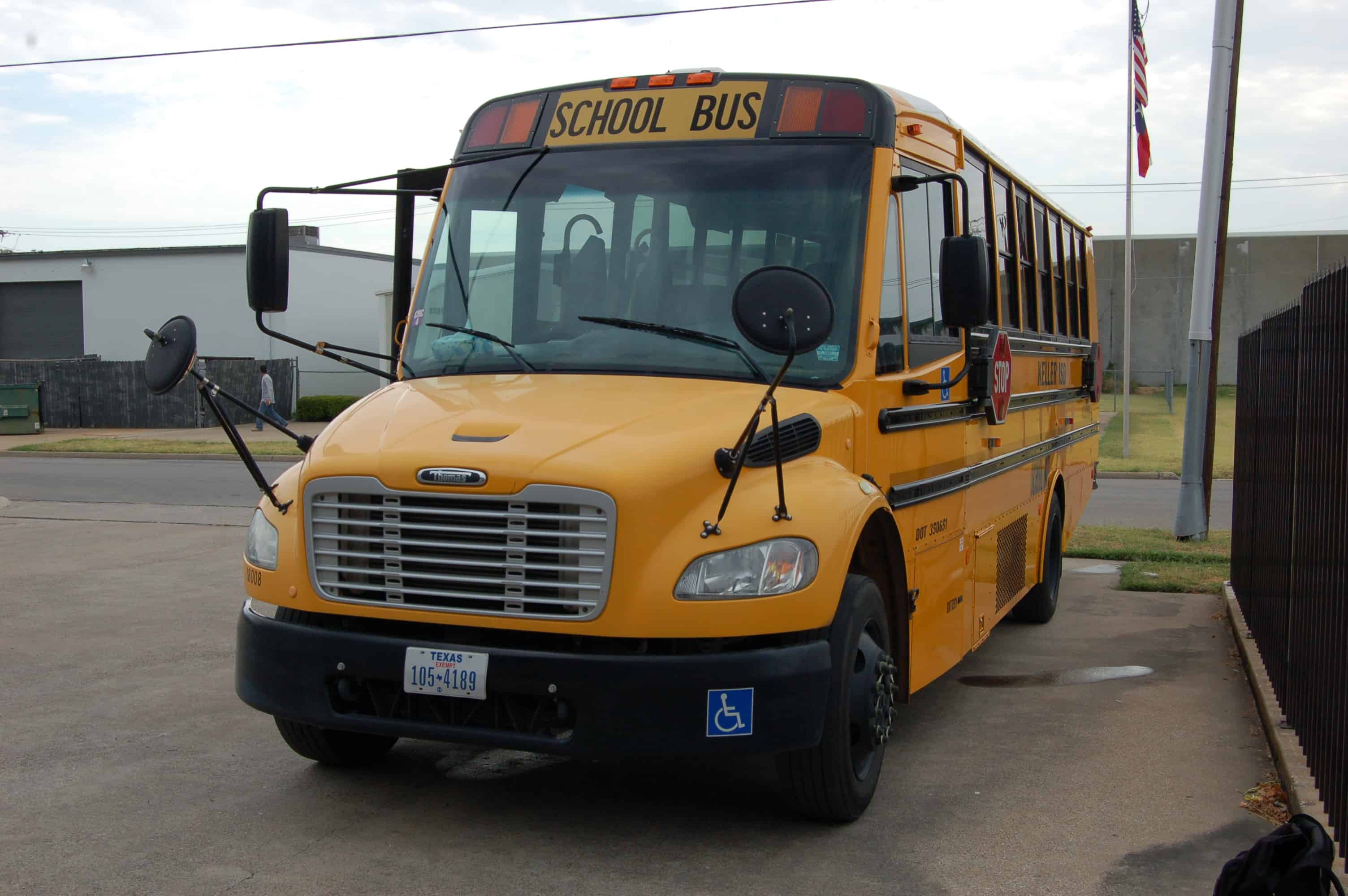 A/C is increasingly becoming more popular in many school buses, especially in southern states like Texas.